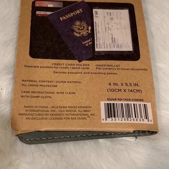 Rae Dunn RFID Passport Holder - Picture 5 of 5